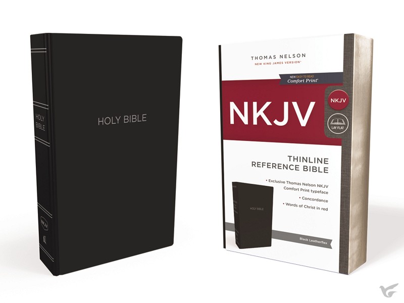 Productafbeelding: voorkant van NKJV - Thinline Reference Bible