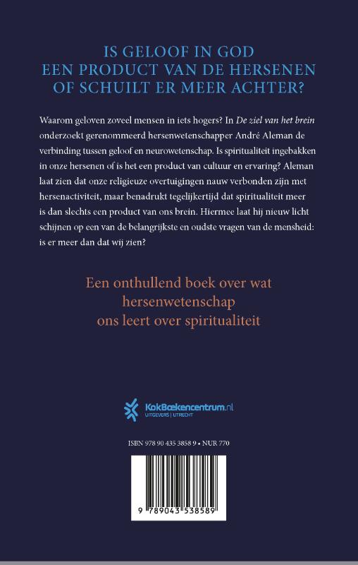 Productafbeelding: achterkant van De ziel van het brein