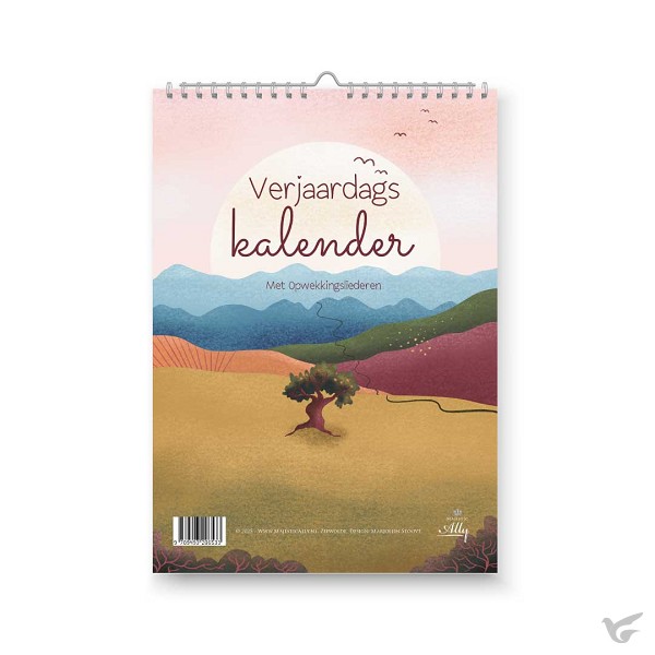 Productafbeelding: voorkant van Verjaardagskalender Marjoleins Creations