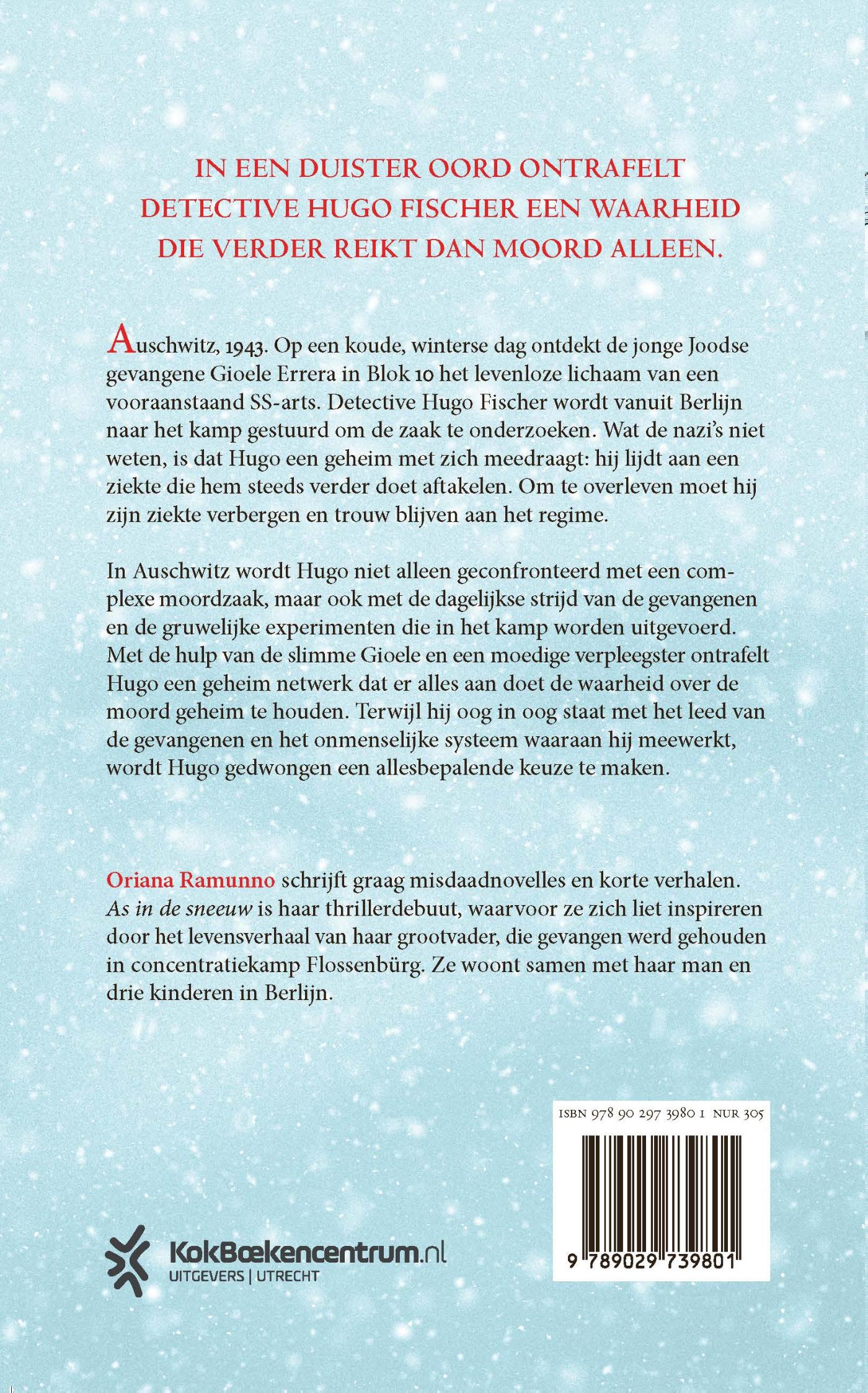 Productafbeelding: achterkant van As in de sneeuw