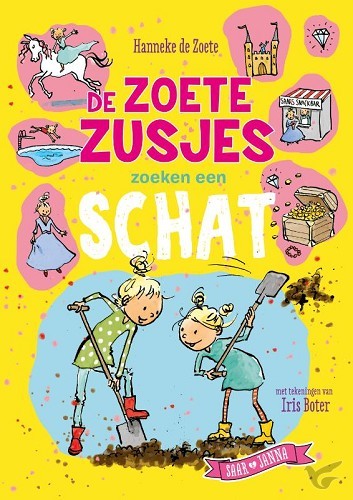 Productafbeelding: voorkant van Zoete zusjes zoeken een schat