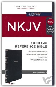 Productafbeelding: voorkant van NKJV - Thinline Reference Bible