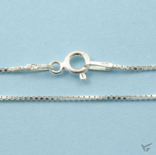 Productafbeelding: voorkant van Silver necklace 45cm