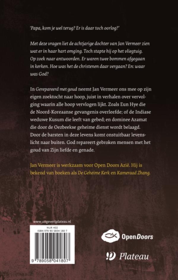 Productafbeelding: achterkant van Gerepareerd met Goud