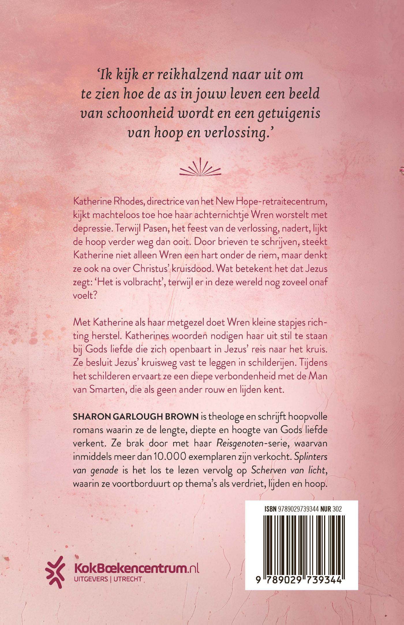 Productafbeelding: achterkant van Splinters van genade